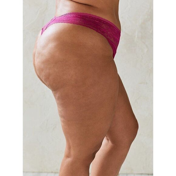 TORRID FUCHSIA LACE THONG PANTY PLUS SIZE 2X - Picture 4 of 4